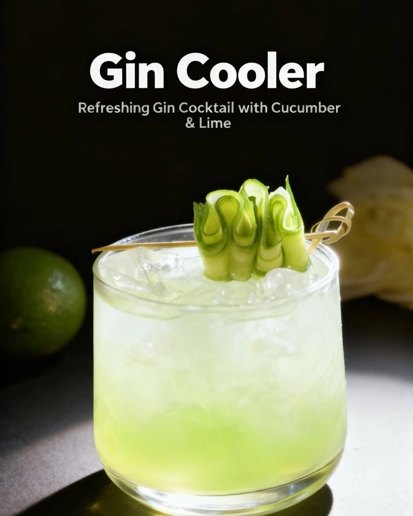 Gin Cooler signature cocktail at Luxx Nail Bar